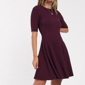Ted Baker London Burgundy Mini Dress